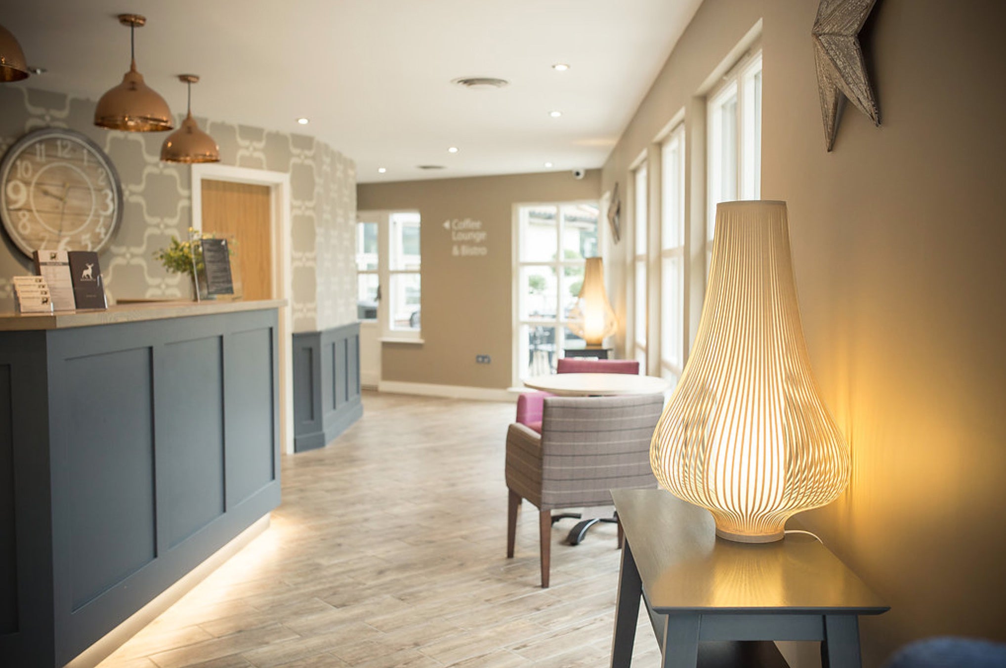 Interior of Breckland Lodge Hotel near Attleborough in Norfolk