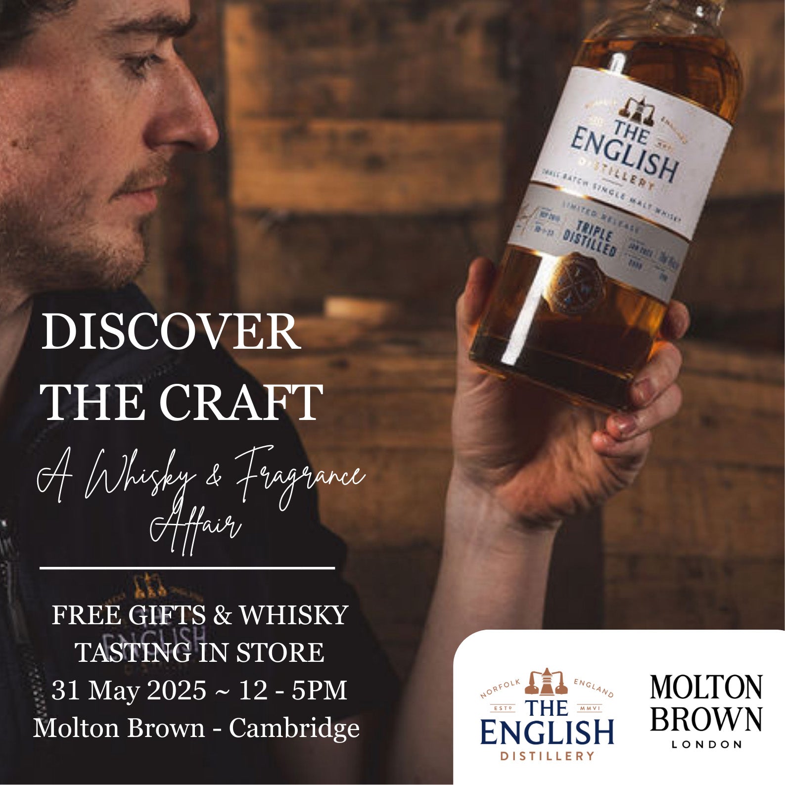 Molton Brown x The English Distillery Whisky Tasting