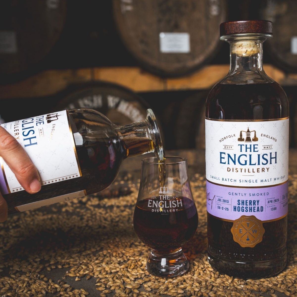 The English Gently Smoked Sherry Hogshead - The English Distillery