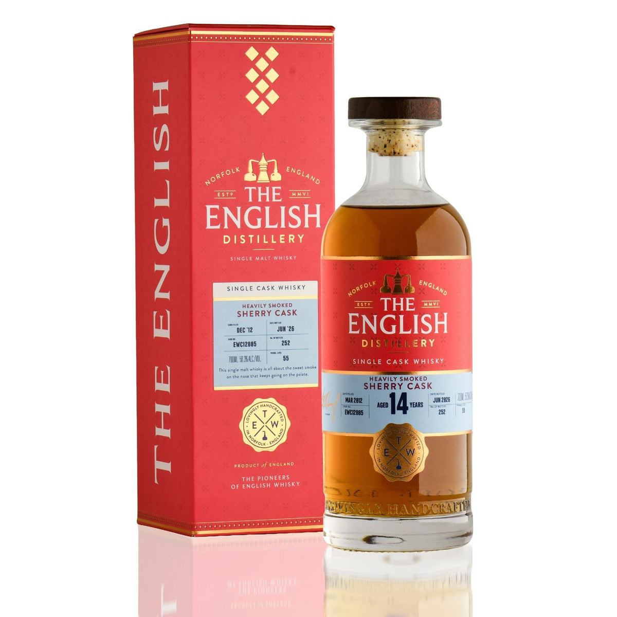 The English Single Cask Heavily Smoked Sherry Cask - The English Distillery