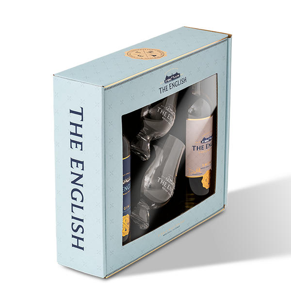 Gift Pack - The English Original, Smokey & 2 Glasses