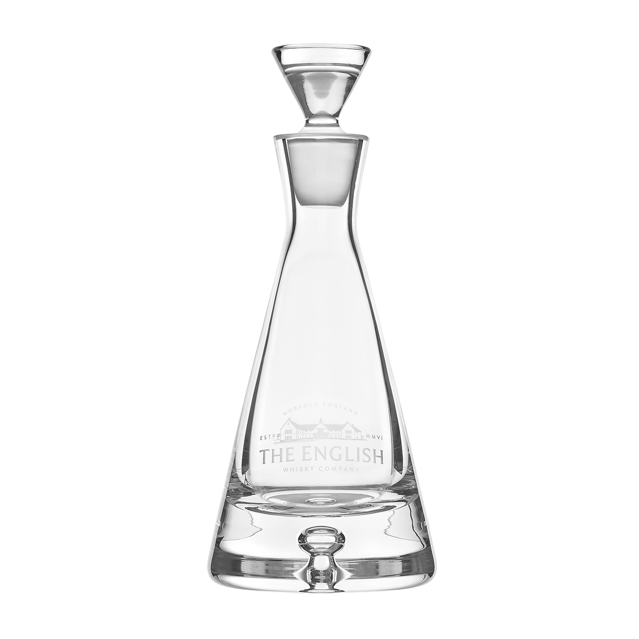 English Whisky Pyramid Decanter